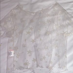 See through star top